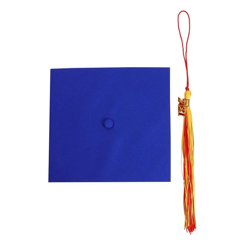 Gorro de graduación con borlas para escuela, 1 unidad,