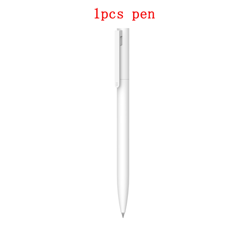 Original xiaomi mijia gel penna mi pen 0.5mm signeringspenna premec smooth switzerland refill mikuni japan bläck (svart/blått) bästa: 1 st penna