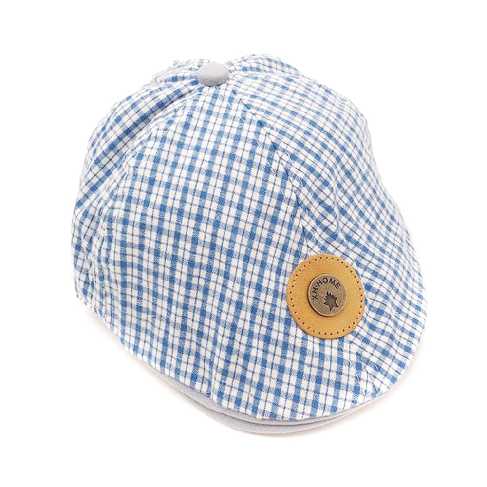 Berretti scozzesi per neonati neonati cappelli con visiera nuovi accessori estivi per bambini cappellino da sole cappelli in cotone 4 colori