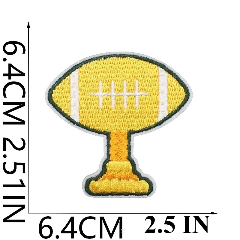 Sports Style Rugby Embroidery Patch Sticker 26 English Letters Clothes Decorative Cloth Sticker Team Chapter Boy Embroidery Piec: Blue