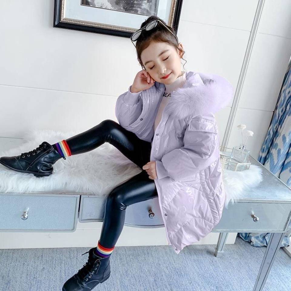 2 farben freundlicher Mädchen Parkas Herbst Winter Mäntel Für 4-12 freundlicher Baby warm Mit Kapuze Oberbekleidung Mantel Mädchen Kleidung freundlicher Unten Parkas