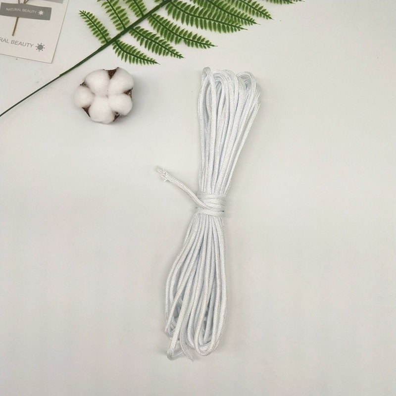 10m/ parti 4mm bredde 7 reb kerne nylon polyester reb klatrebåd sejlline remskive reb tøjsnor overlevelse faldskærmssnor