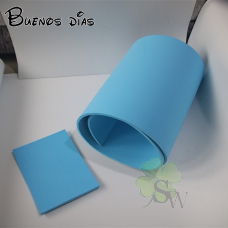 CE Passed 50cm*2m /lot sky blue color Craft eva foam sheets, Easy to cut,Handmade cosplay material