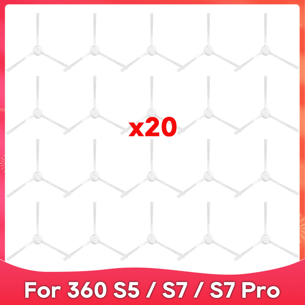 Fit for 360 S5 / S7 / S7 Pro Robot Vacuum Cleaner Spare Parts Roller Side Brush Hepa Filter Water Tank Filter Mop Cloths Rag: PURPLE