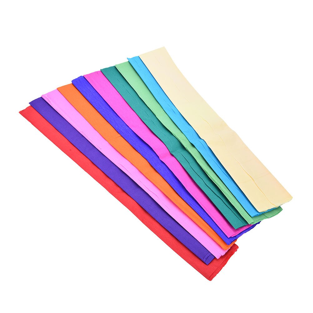 mélange de couleurs 10 feuilles de papier de soie emballage de fleurs enfants bricolage artisanat matériaux