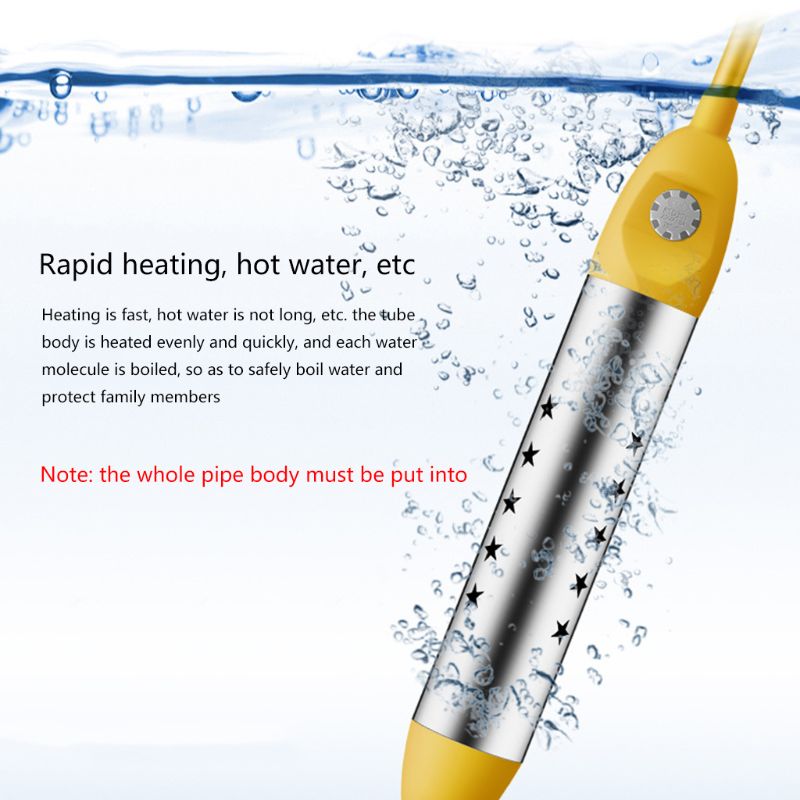 2500W Floating Electric Water Heater Boiler Heating Portable Immersion Reheater Suspension Bathroom Swimming Pool