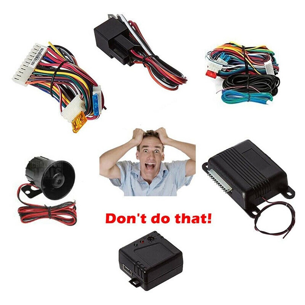 Bicycle Remote Control Siren Wireless Bike Lock Waterproof Security System Anti-theft Bicycle Light Accessories