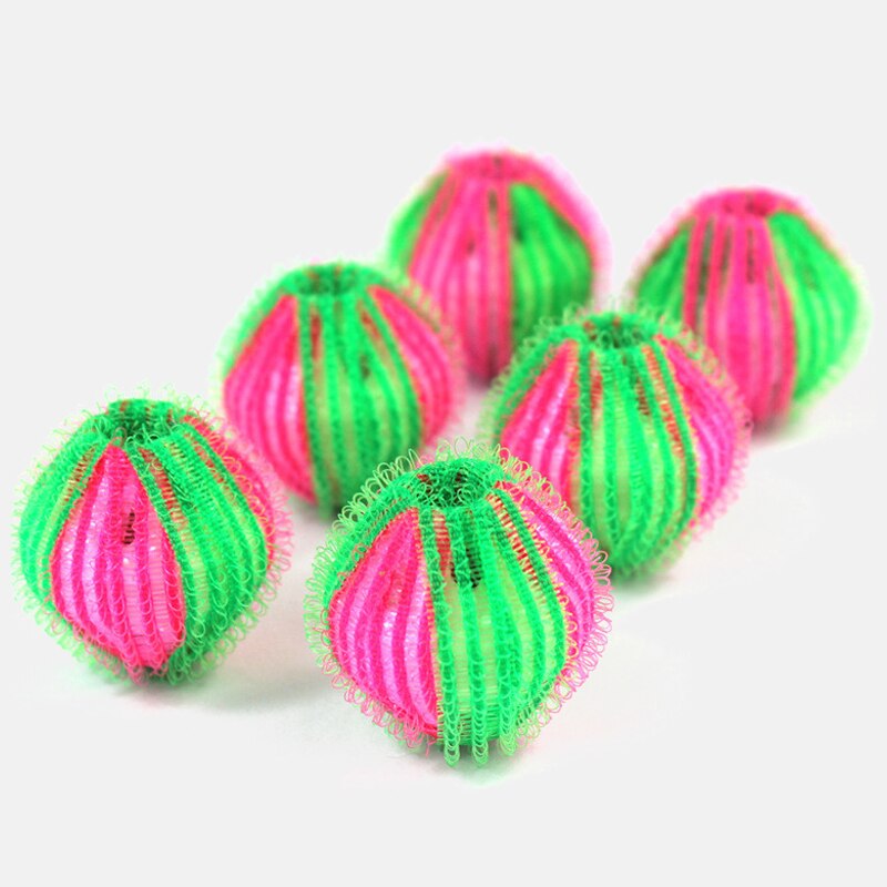 6 stuks kleding persoonlijke verzorging haarbal wasmachine reinigingsbal grijpt pluis haar magie ontharing wasbal