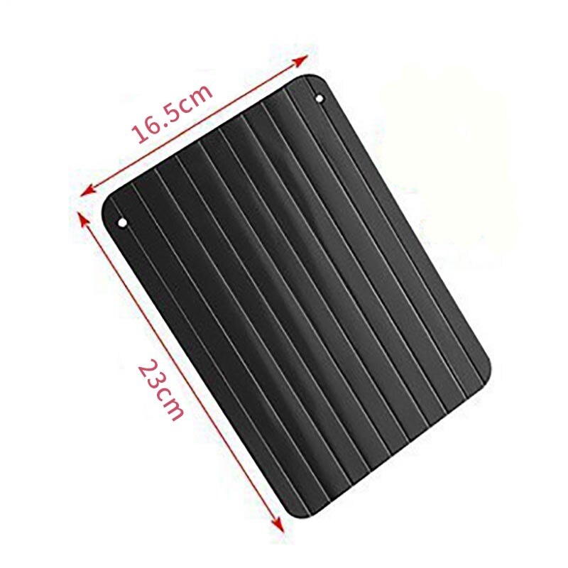 Fast Defrosting Tray Natural Thawing Plate for Frozen Meat Rapid Miracle Thaw Mat Pad Defrosting Plate Board Kitchen Tools: 23X16.5cm