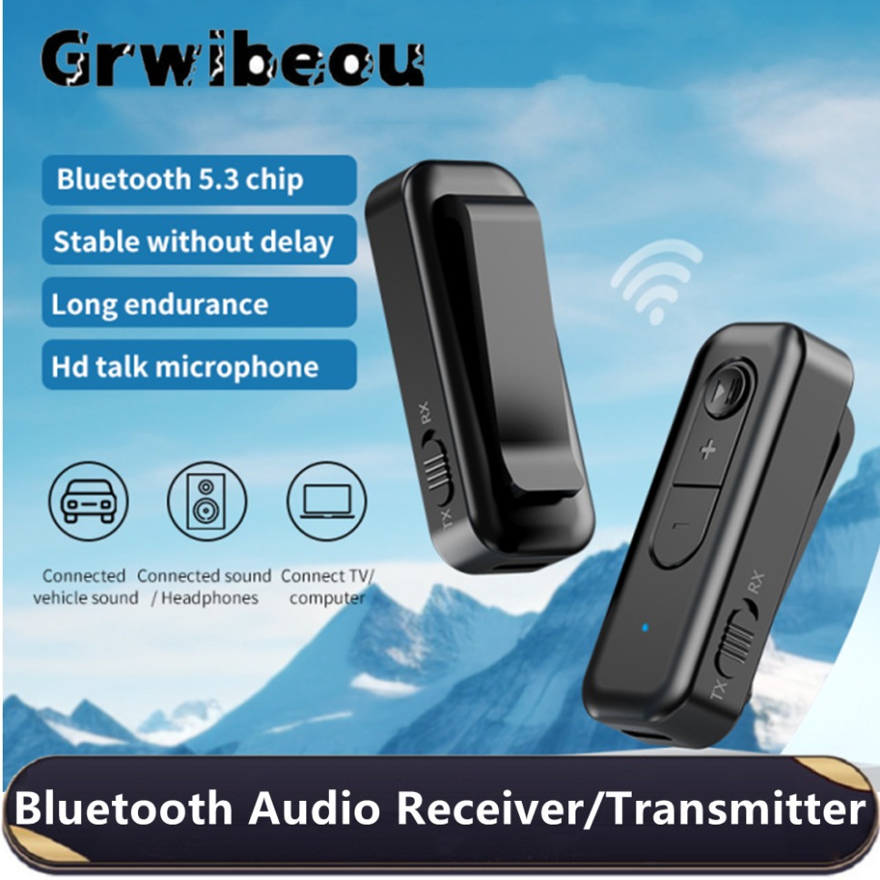 Bluetooth Adapter 5,3 Drahtlose Bluetooth Empfänger Für 3,5mm Jack Kopfhörer Aux Bluetooth Sender Für Kopfhörer TV Auto Audio