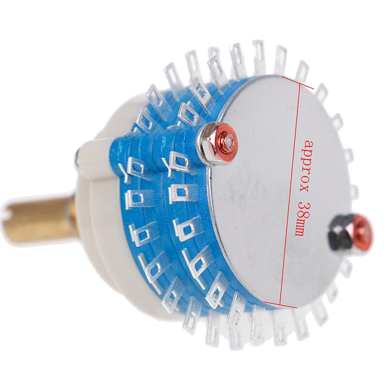 sourcing map Stereo B50K 50K Ohm Dual Linear Taper Controllo Volume Potenziometro Interruttore DE de