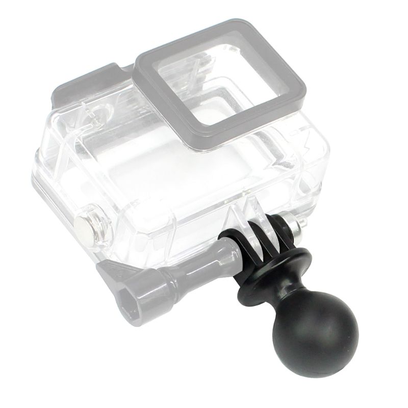 Draagbare 2.5Cm Diameter Rubberen Bal Hoofd Mount Statief Base Adapter Voor Gopro Hero 5/4/3 +/3/2/1 Sjcam Yi Sport Actie