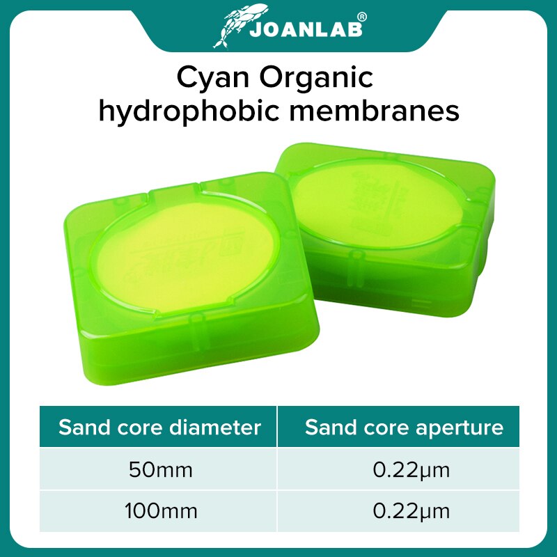 JOANLAB Laboratory Water Microfiltration Membrane Microporous 0.45um 0.22um Organic Microfiltration Membrane Diameter 50mm 100mm