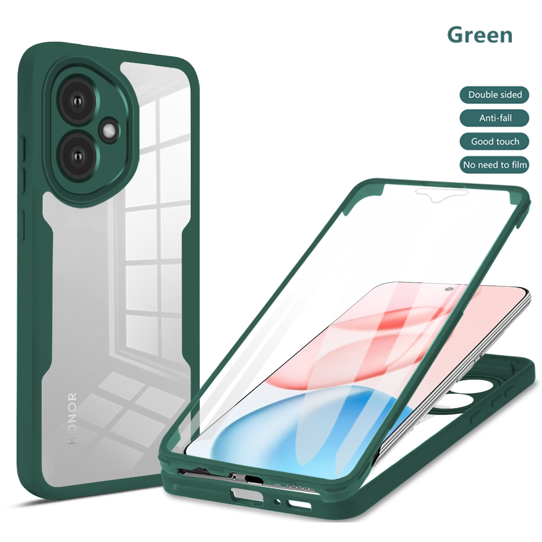Funda protectora de cuerpo completo a prueba de golpes para Honor 400 Pro Honor 400 Lite 5G, Protector de pantalla, Fundas Coque Capa: green / honor 400