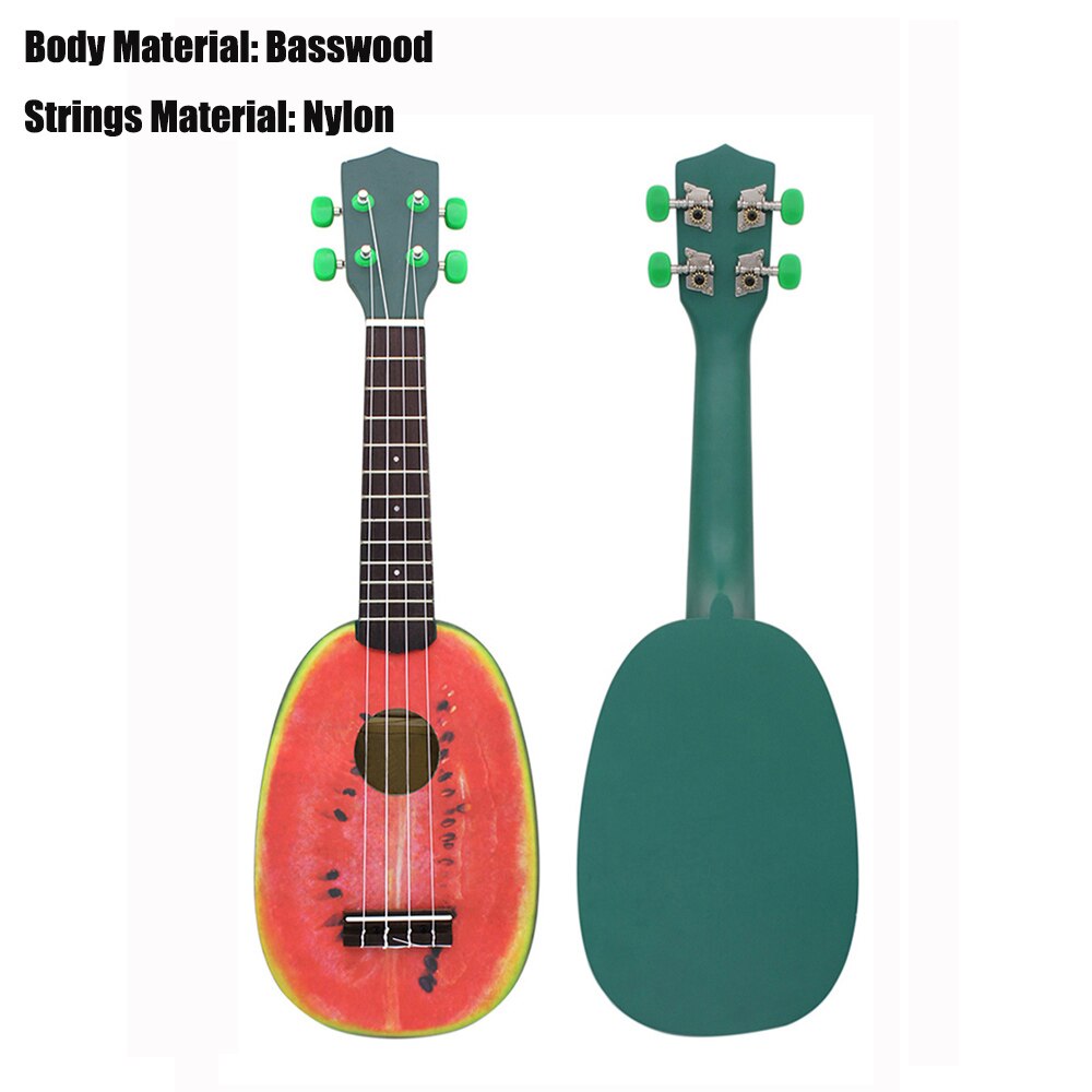 21 inch Ukelele Ukulele Combo Mahogany Soprano Gecko Uke 4 string Hawaiian Mini Guitarra with Stringed Musical Instrument Kits: Type5