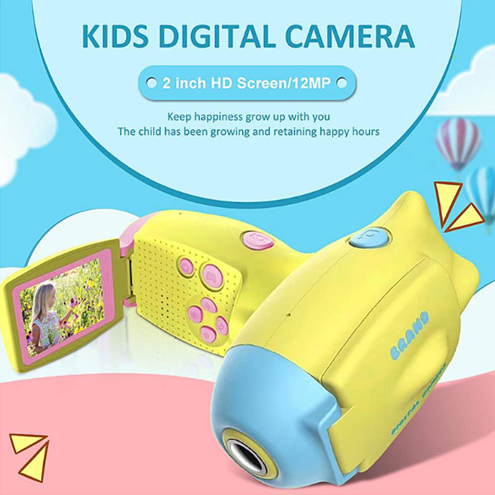 8MP Children Video Camera Full HD 1080P Digital Kids Camcorder Toy Photo Video Recorder DV with 2.0" TFT Screen for Kids'