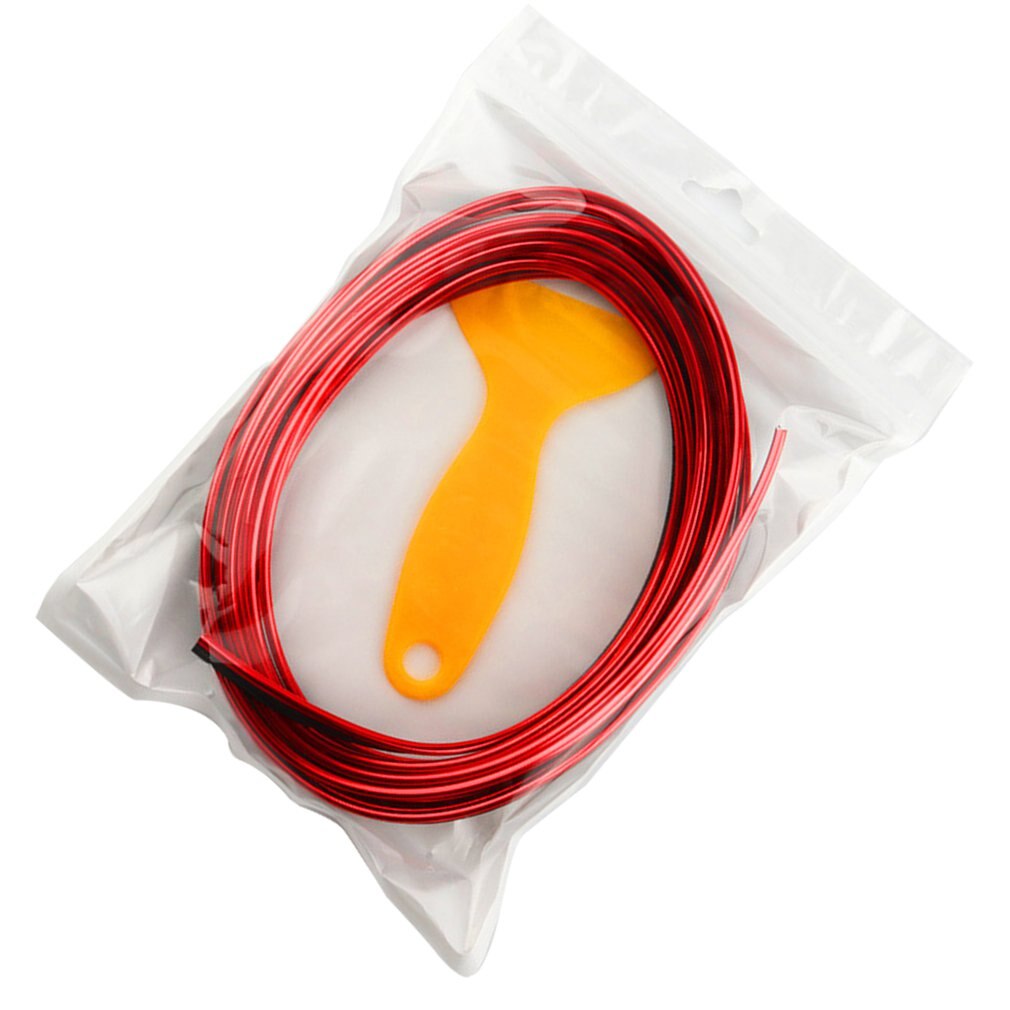 5 Meter Auto Interieur Verlichting Auto Led Strip Guirlande El Wire Rope Tube Line Flexibele Neon Licht Auto Decoratieve Verlichting