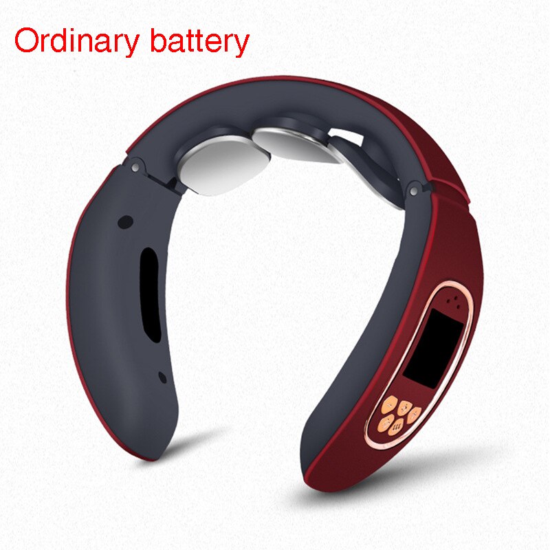 Massage en ontspanning nekmassage apparaat intelligente elektrische draadloze cervicale massage apparaat body shock pulse verlichting vermoeidheid massage apparaat: S1 batterijstijl