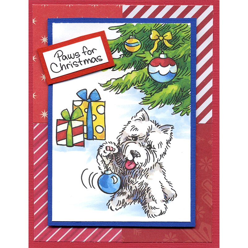 Harige Kerst Transparant Clear Postzegels Siliconen Afdichtingen Stempel Voor Diy Scrapbooking Ambachten Kaarten Maken