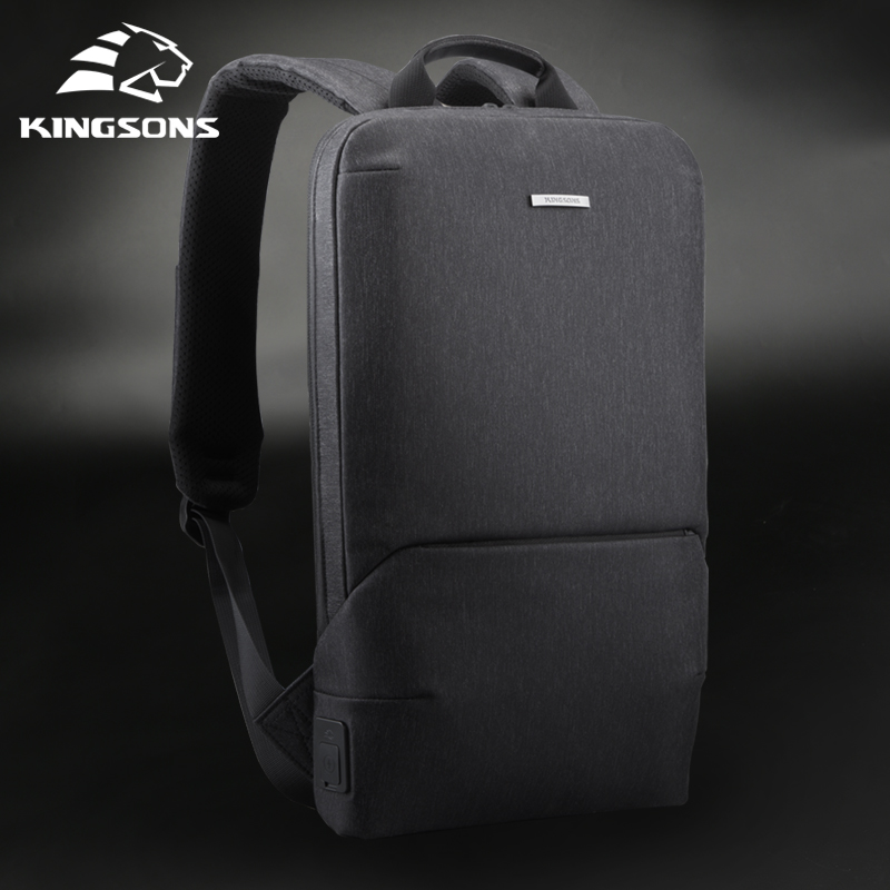 Kingsons Neue Dünne 15'' Laptop Rucksack Männer Business Reise Rucksäcke Ultraleicht College Studenten Schul Wasserdicht Schule Tasche