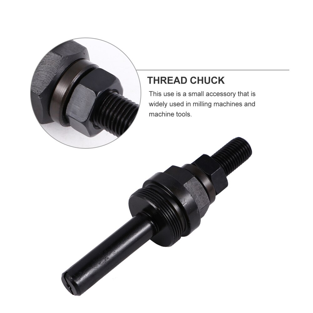 CNC Lathe 5C Durable Threaded Collet Stop Kit Mill and CNC Supplies (Black)