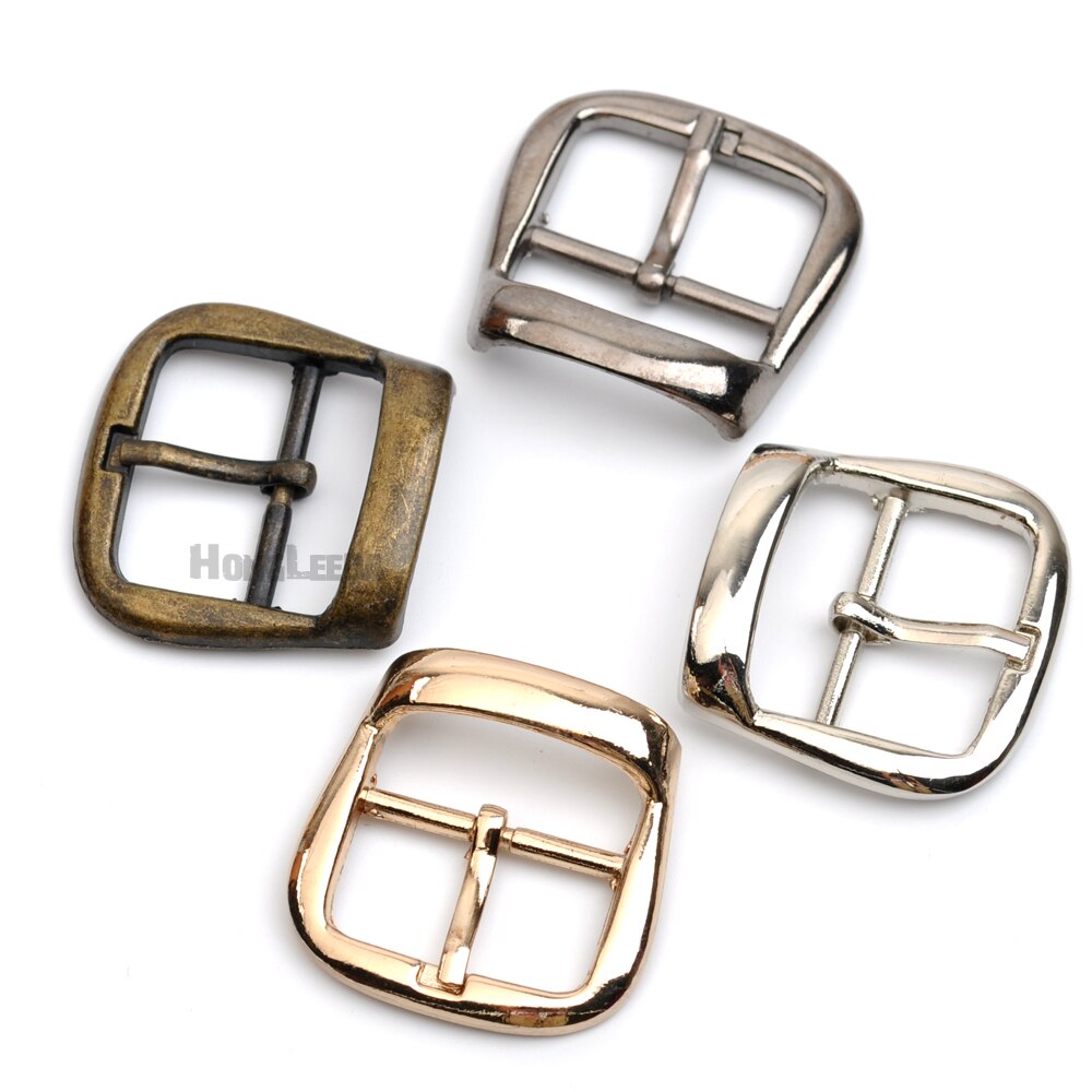 25pcs Metal Buckle hook buckle clip 22mm metal buckle with pin bronze high polished belt buckle BK-049