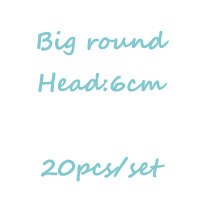 Round Pointed Head Embroidery Cross Stitch Needles DIY Hand Stitches Needle Bigeye Macroporous Sweater Knitting Needles S0019N: 20PC 6CM Big Round