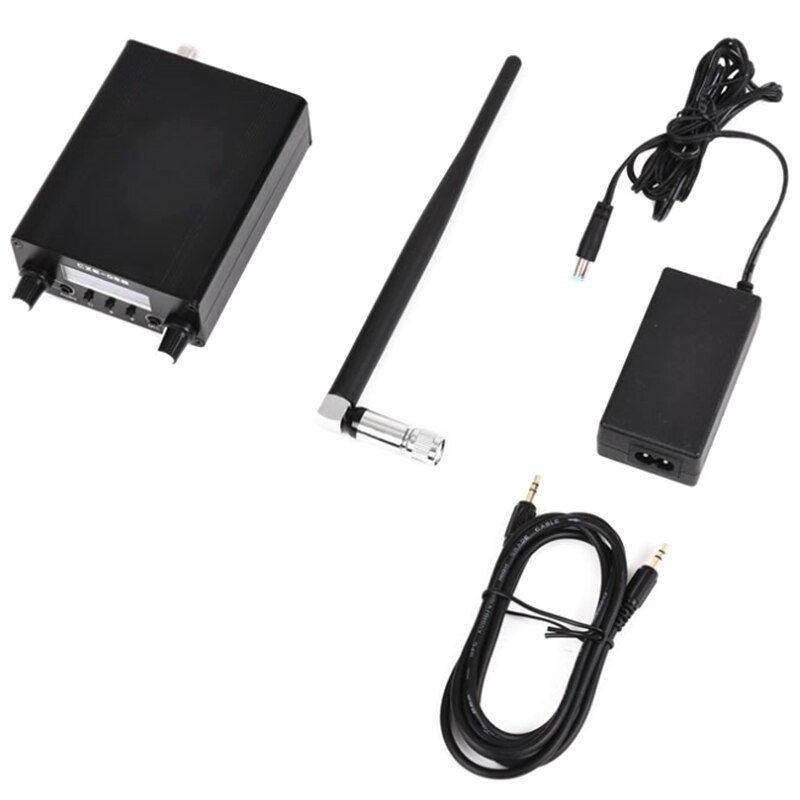 PLL Stereo FM Transmitter Radio Broadcast Station CZE-05B 100/500MW Frequency 76-108Mhz Home Campus Amplifier US Plug: Default Title