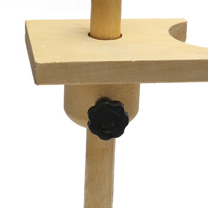 1Piece/lot 4 holes Wooden separatory funnel stand, funnel rack support, wooden support for 125ml to 500ml separating funnels