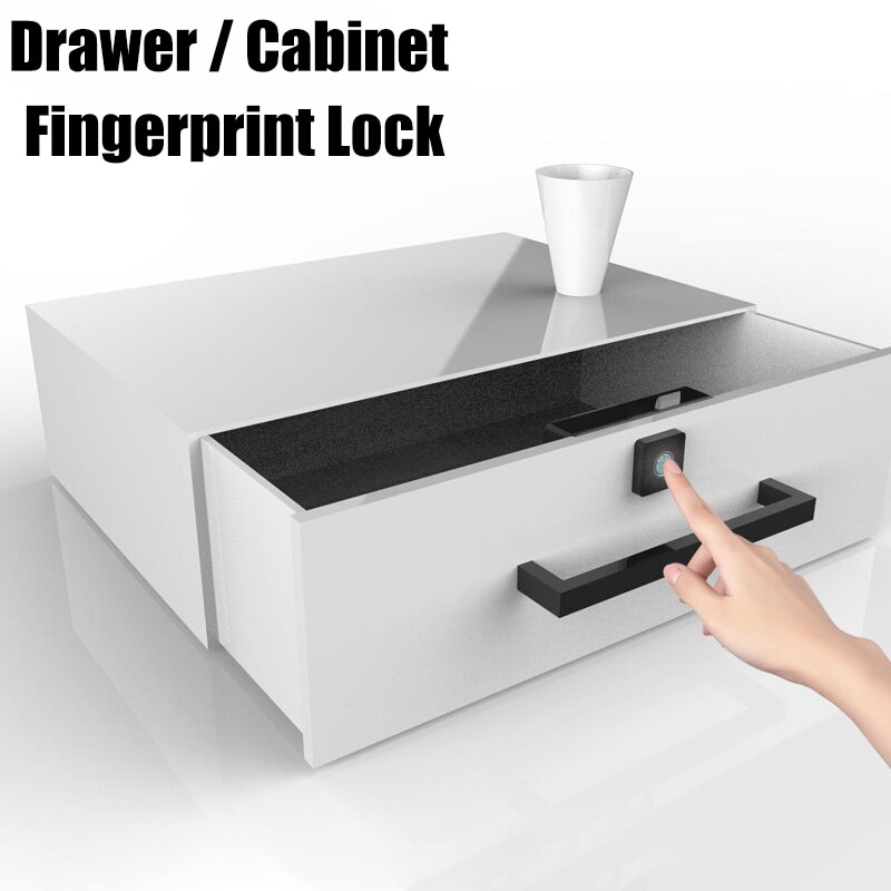 Smart Drawer Lock Fingerprint Lock Files Cabinet Lock Storage Cabinet Cabinet Door Fingerprint Lock Furniture Smart Lock