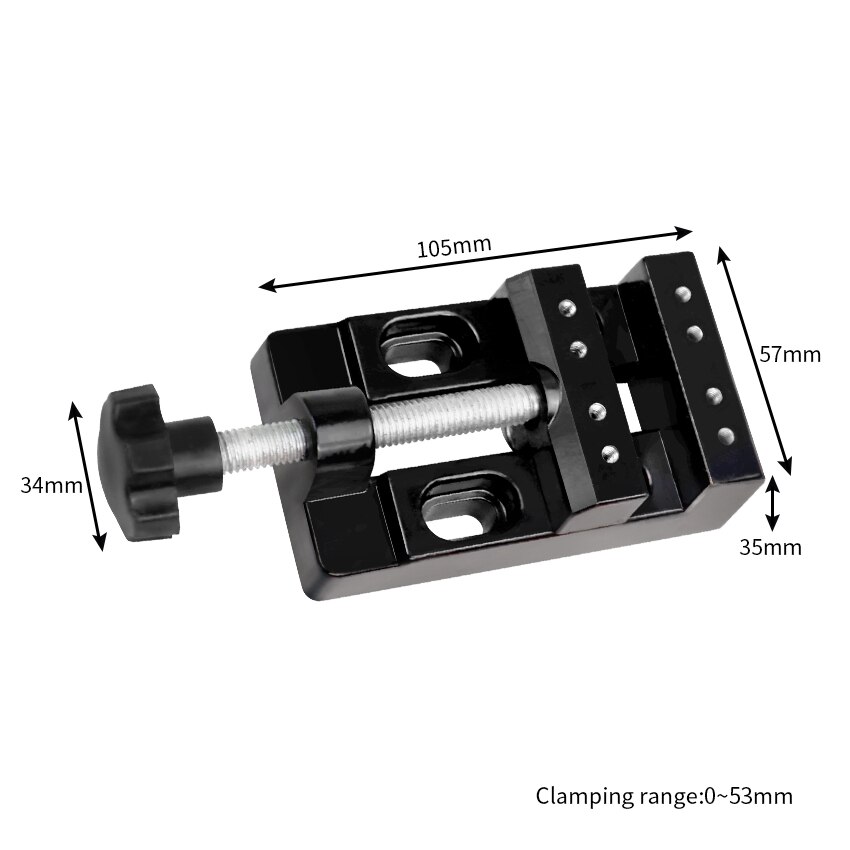 Bench Clamp Mini Kolomboor Vice Aluminium Kolomboor Vice Carving Gereedschap Machine Tools Accessoires Bench Clamp