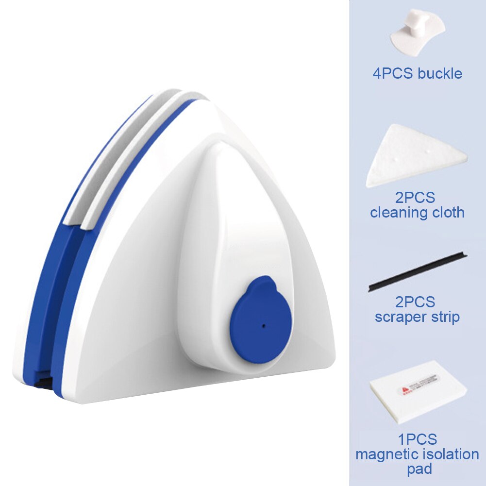 Double-layer Durable Glass Wiper Household Portable Washing Accessories Window Cleaner Water Discharge Automatic Magnetic Tool