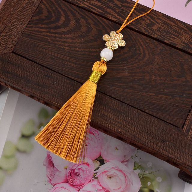 12 Pcs Chinese Knot Pendant Tassel Hanging Decorations New Year