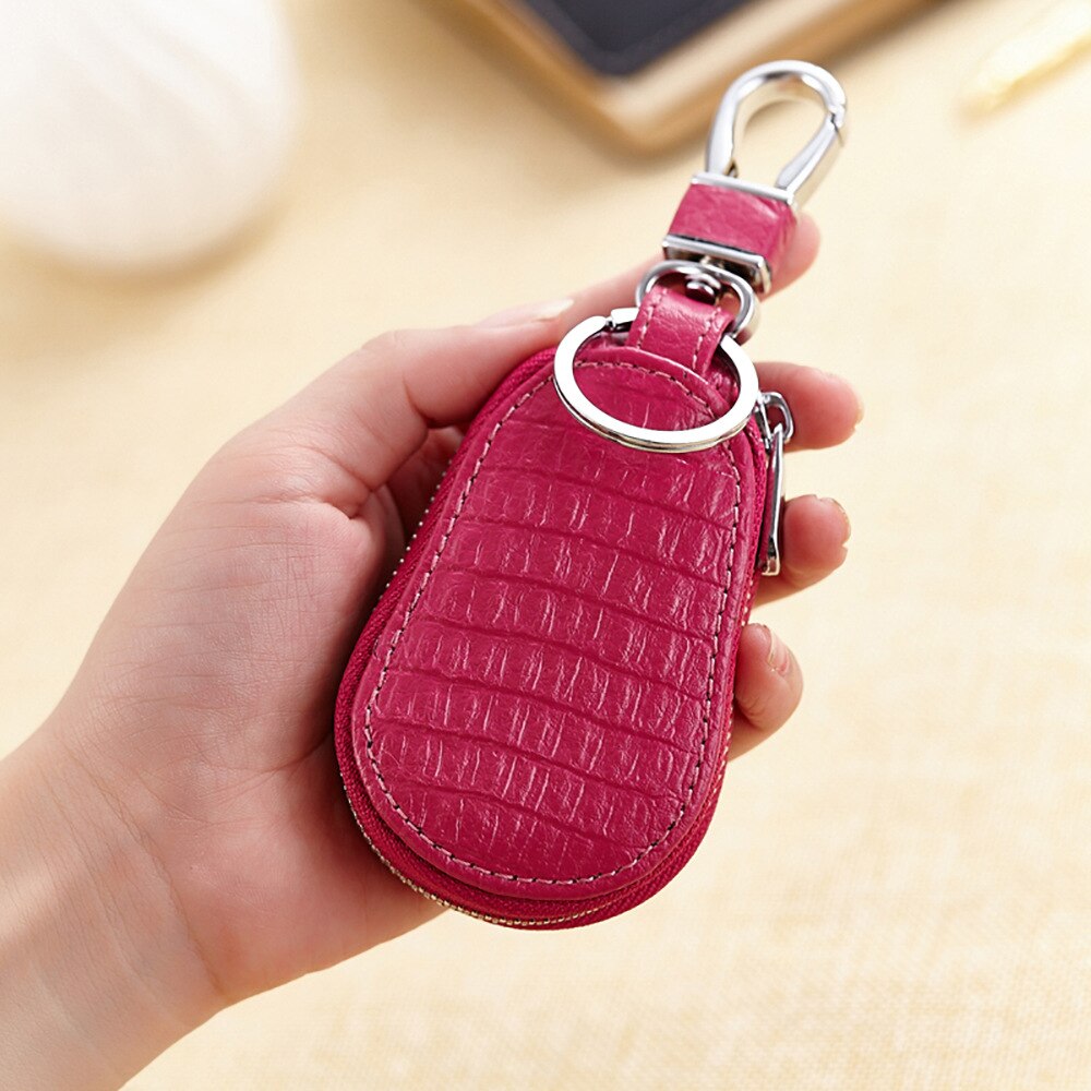 Heren sleutel portemonnee krokodillenpatroon auto sleutelhouder etui tas sleutel organizer huishoudster sleutelhanger hoesje portemonnee