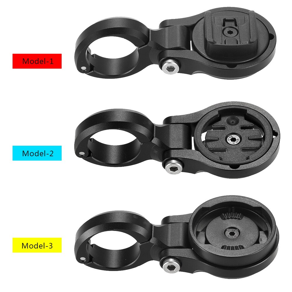 22.2mm TT/Aero Bike Computer Mount 3 Model Black Aluminum Handlebar Mount Stem Mount for Garmin Brink Polar CatEye Computer