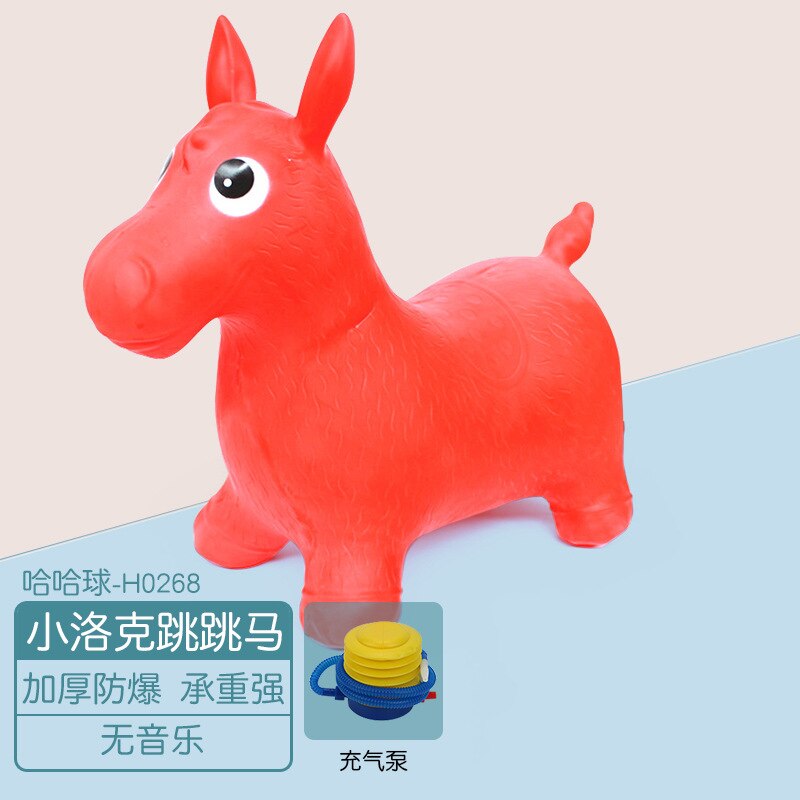 BBSKY Music Bouncy Horse Hopper Inflatable Jumping Horse Bouncing Animal Toys for Kid Toys Animal Riding Toys C20: 9