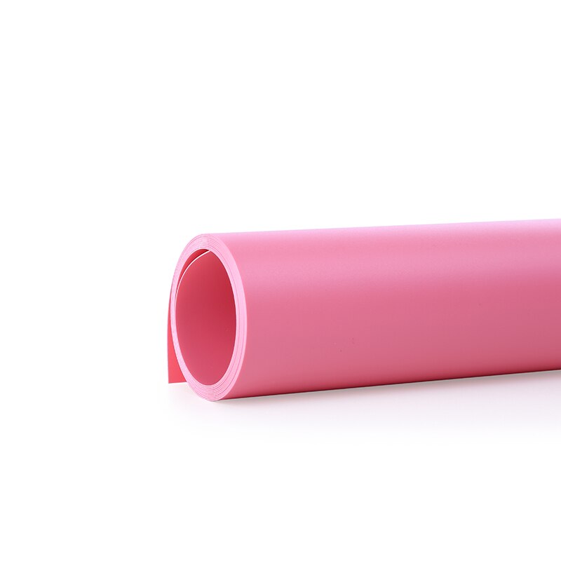 68 x 130cm White Black Gray PVC Material Anti-wrinkle Backgrounds Backdrop for Photo Studio Photography Background Equipment: pink