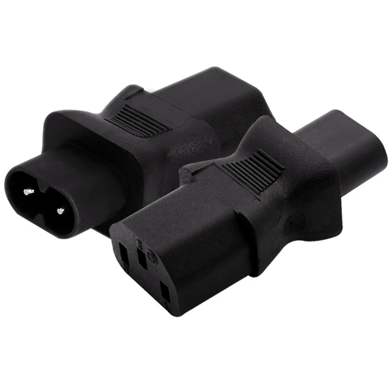 Connecteur convertisseur universel IEC320 C13 C14 à C5 C6 C7 C8 C19 C20 C21, prise d'alimentation ue US: MARRON