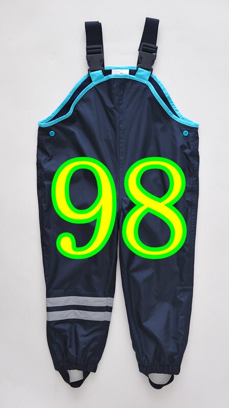 Tijd beperkte Verkoop Unisex Solid Lente Retail Broek Voor En Kinderen Koude Wind Regen Waterdichte Overalls In voorraad: blue98