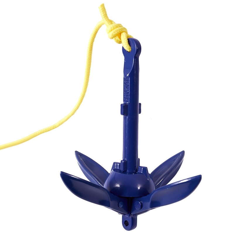 3KG Boot Anker Heavy Duty Opvouwbare Gegalvaniseerde Fluke Anker Marine Boot Accessoires