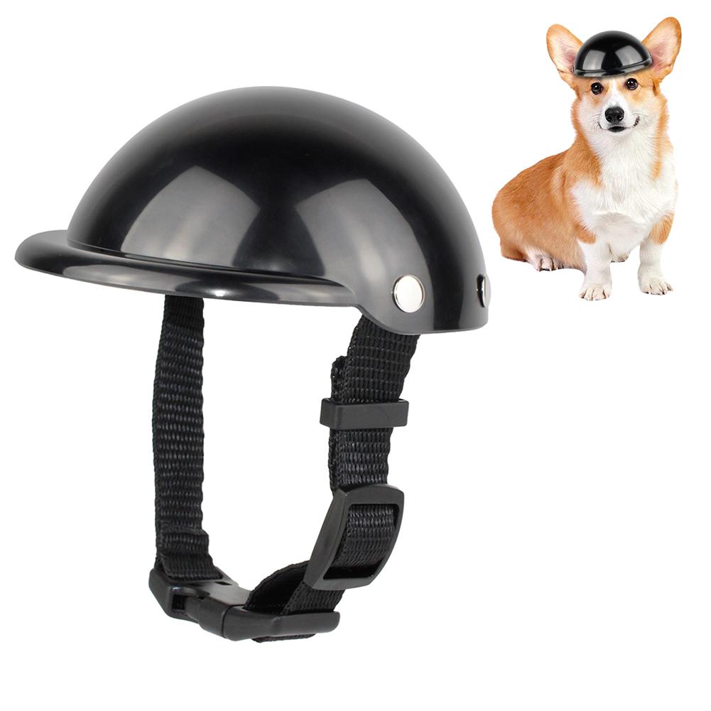 Zwarte Pet Helm Hond Helm Huisdier Fietshelm Motorfiets Auto Veiligheid Cap Of Katten Honden Outdoor # Cw