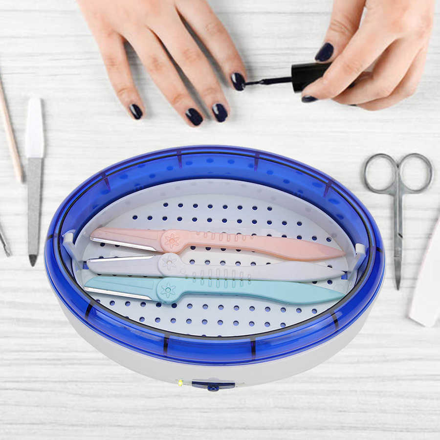 USB Ad Ultrasuoni manicure Macchina di Pulizia Portatile Unghie Artistiche Strumenti di Pulizia Scatola di