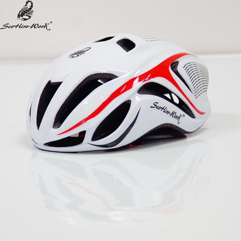 SCOHIRO WORK tt Triathlon caschi da ciclismo ultraleggero road racing bike protezione per adulti aero casco da bicicletta attrezzature donna uomo: color 9