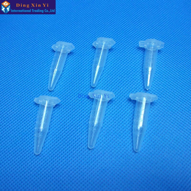 (1000 pieces/lot) 0.5ml Plastic centrifuge tube PP material Centrifugal tube with cover