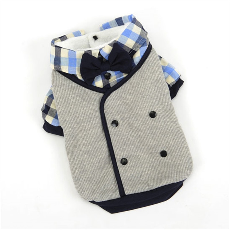 Hombre ropa para perros ropa de invierno de perro traje de boda traje de camisa de esmoquin Ropa para perros Chihuahua ropa de yorkie chaqueta de abrigo de traje de Mascota