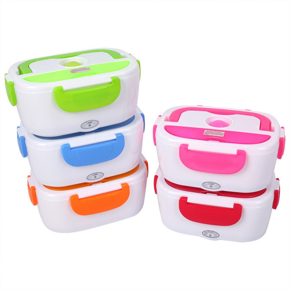 220v/110v lunchbox voedselcontainers draagbare elektrische verwarming voedselverwarmer rijstcontainer serviessets voor auto thuis