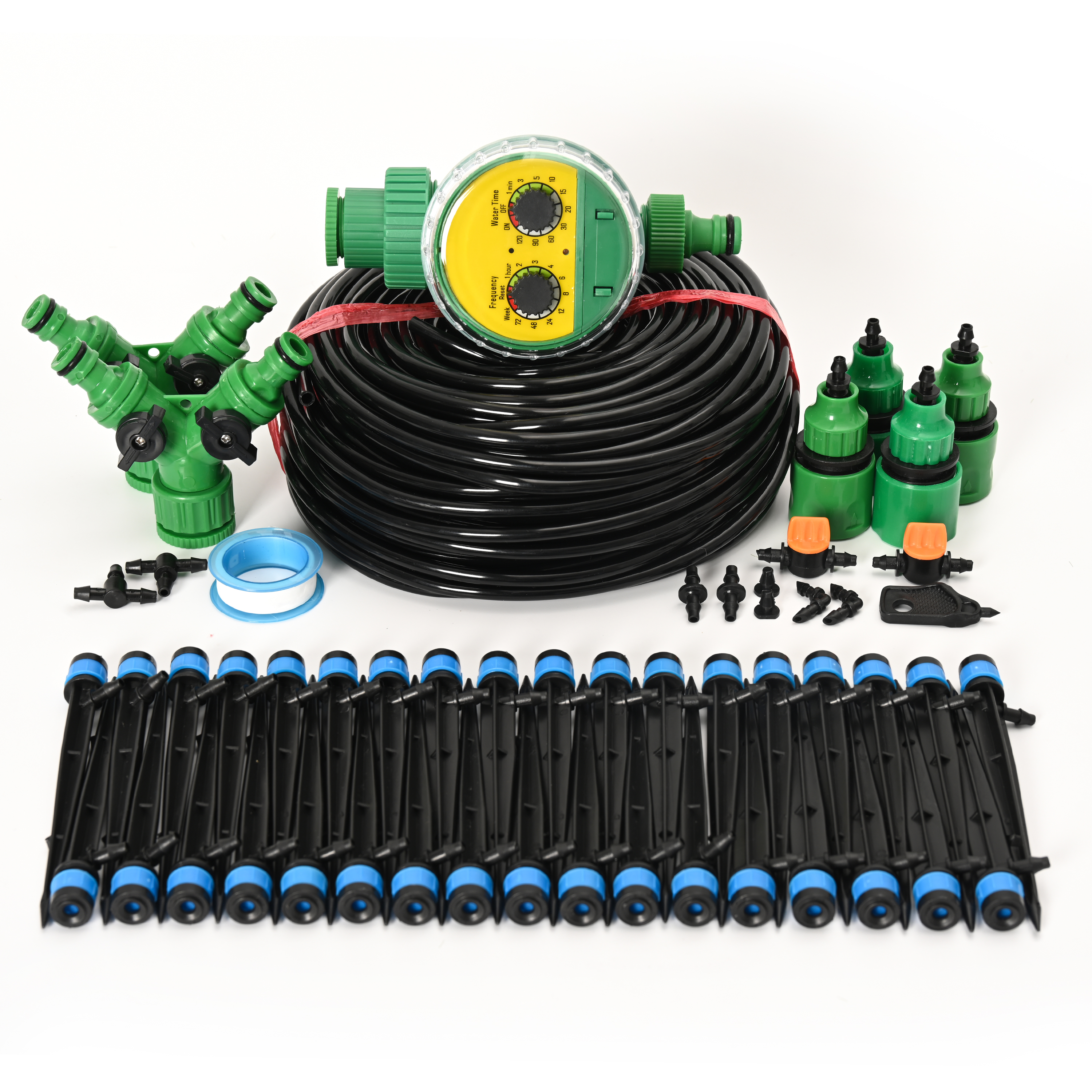 4/7Mm 60M Hose Watering Set Water Fountain Drip Irrigation System Water Plant Automatic Garden Watering System