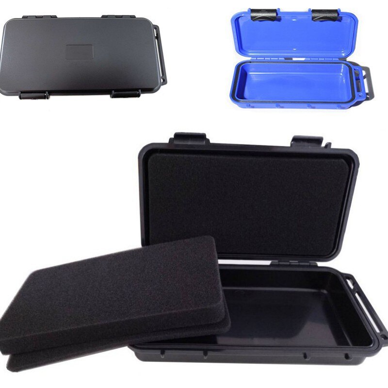 200x100x33mm Outdoor Shockproof Sealed Waterproof Safety Equipment Case ABS Plastic Portable Tool Box Dry Box Outdoor Equipment