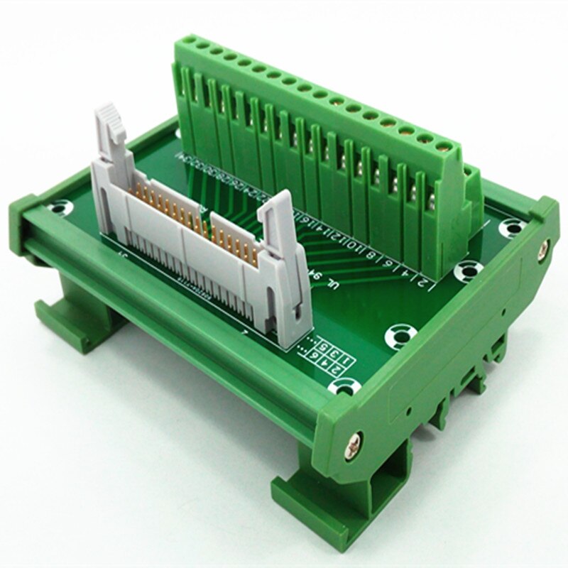 IDC-34 DIN Rail Gemonteerd Interface Module.