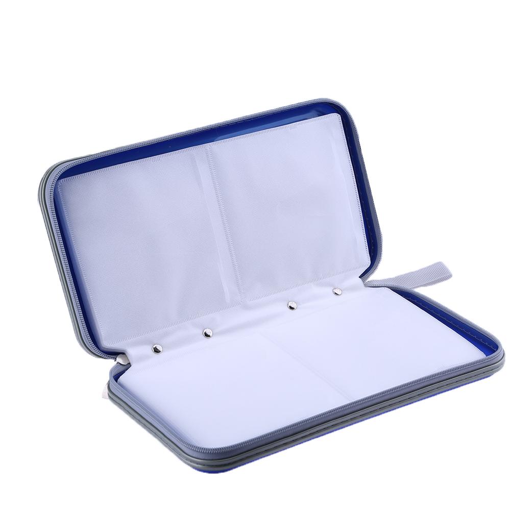 80pcs Capacity Capacity Disc CD DVD Wallet Storage Organizer Case CD Bag Disc Wallet Storage Organizer Case Boxes With Zipper